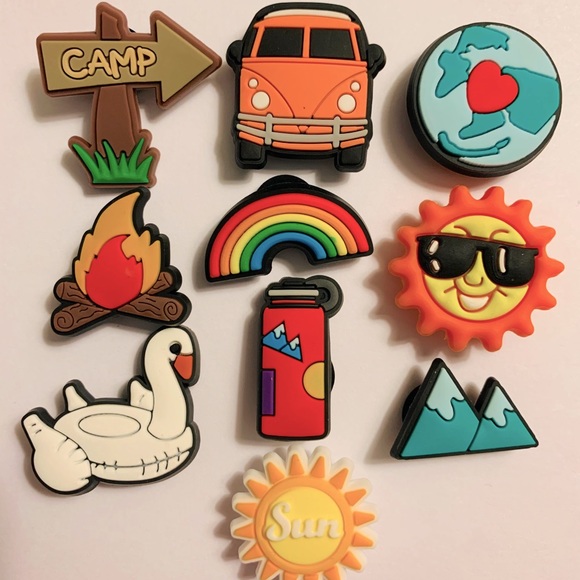 Camping croc charms Clearance